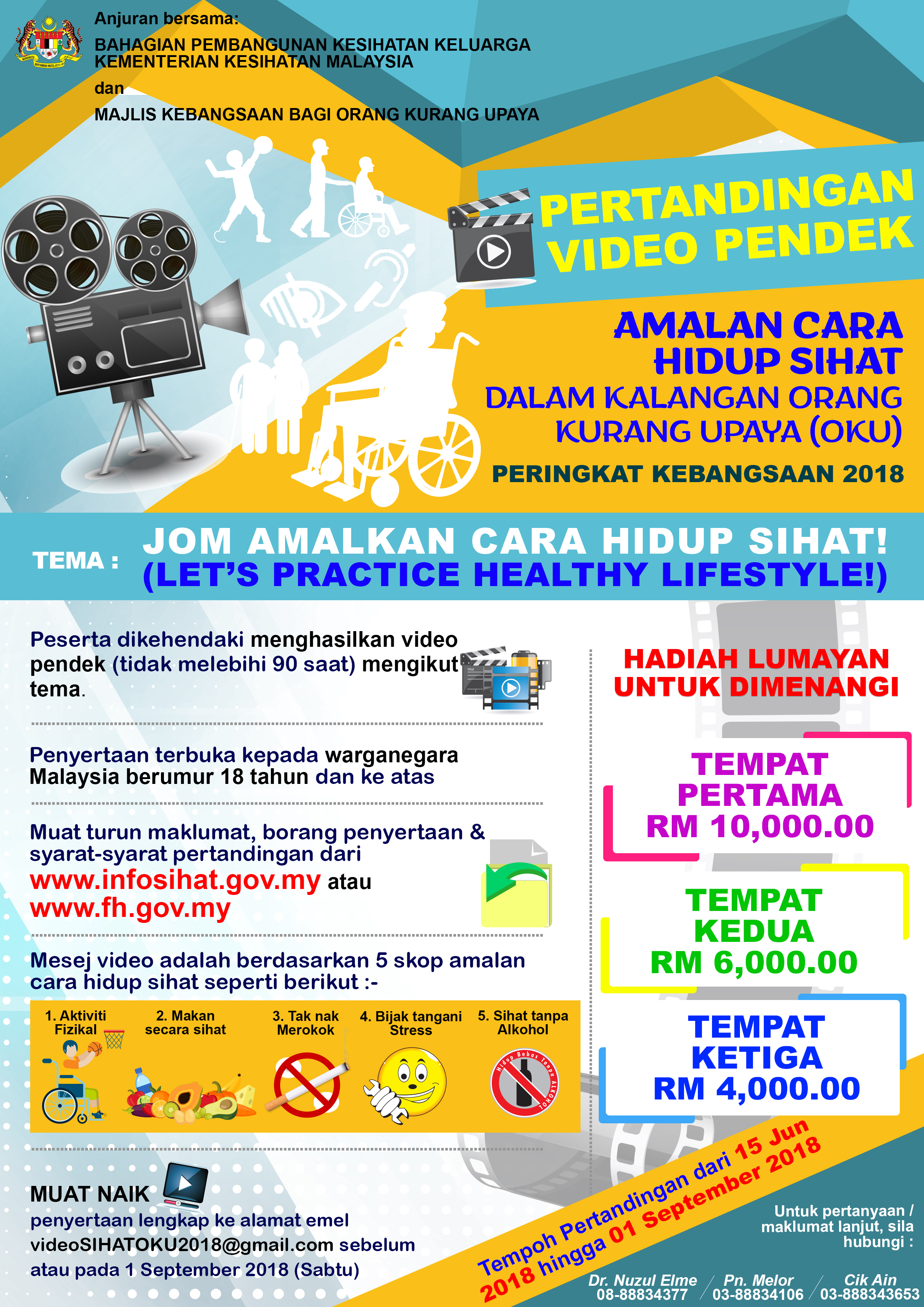 Poster video pendek